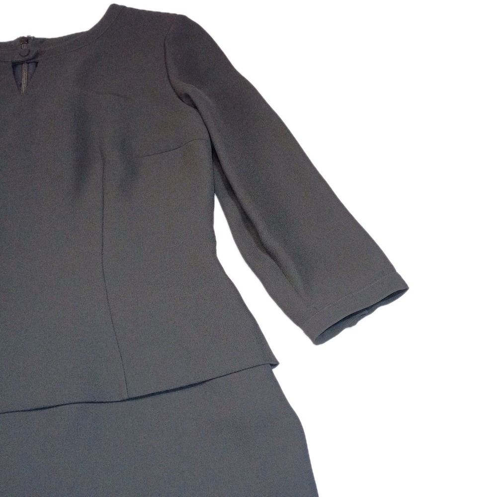Maggy London Sheath Dress Knee Length Womens 6 Black Lined Office Chic Cocktail - Picture 5 of 16